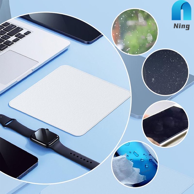 Khăn Lau Màn Hình Bằng Sợi Micro Mềm Mại Có Thể Tái Sử Dụng Cho iPhone Macbook iPad