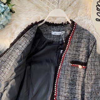 Oder áo dạ tweed ( sẵn ghi XL )