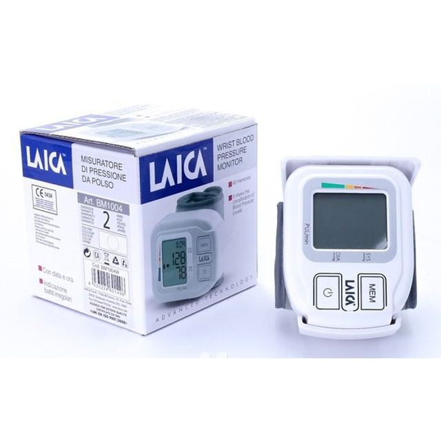 Máy đo huyết áp cổ tay chính xác Laica BM 1004
