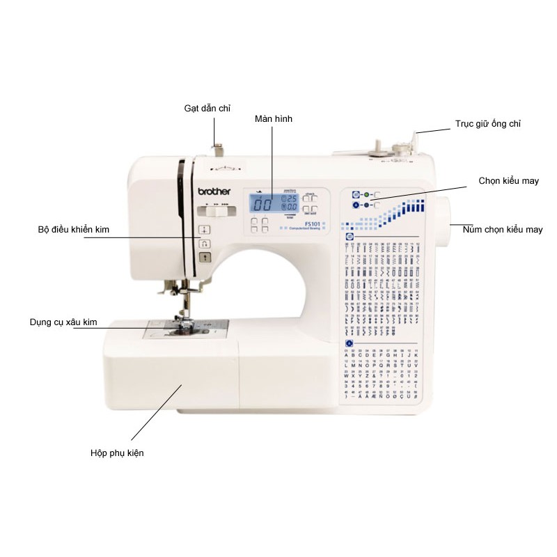Máy may gia đình Brother NHẬT FS101