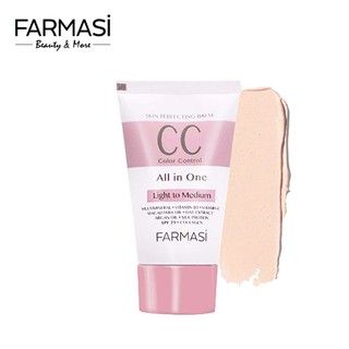 Kem Trang Điểm CC Dưỡng Da 8 in 1 Farmasi 50ml (1801CC)