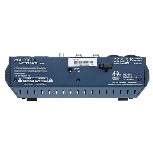 Bộ Mixer SoundCraft NOTEPAD8FX Karaoke
