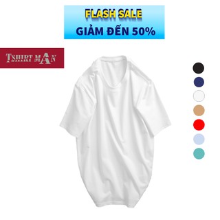 Áo thun nam cổ tròn tshirt man cao cấp, cotton 100% thoáng mát
