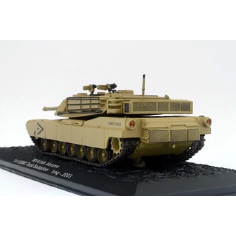 Mô hình xe tăng tỷ lệ 1:72 DeAgostini M1 A1 Abrams USMC, Tiểu đoàn Thiết giáp số 1 Marine của Mỹ, năm 2003 tại Iraq.