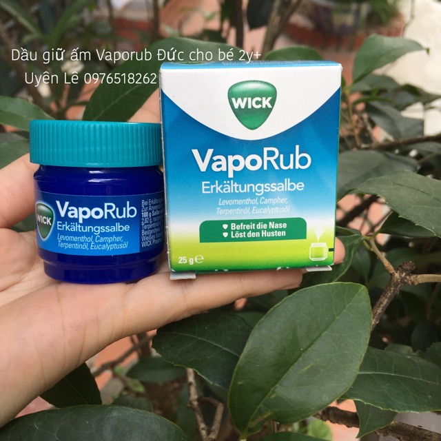 Dầu giữ ấm Vaporub Đức