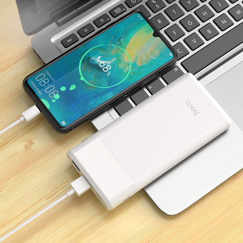 Sạc dự phòng Hoco J58 10.000 mAh - Sạc nhanh 18W QC 3.0 PD 18W - Bảo hành 1 năm