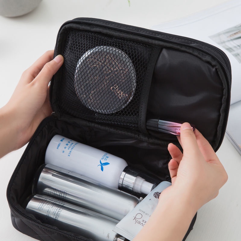Túi Đựng Đồ Trang Điểm Hai Lớp Sức Chứa Lớn Chống Thấm Nước