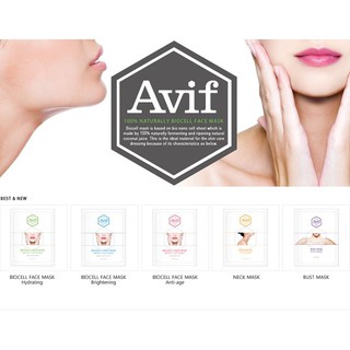 Combo 3 Miếng Mặt Nạ Dừa AVIF BIOCELL