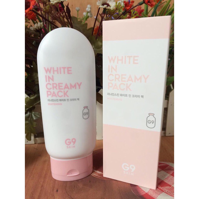 KEM Ủ TRẮNG TOÀN THÂN G9 SKIN WHITE IN CREAMY PACK WHITENING