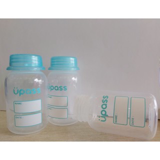 Bộ 3 bình trữ sữa Upass - 125ml