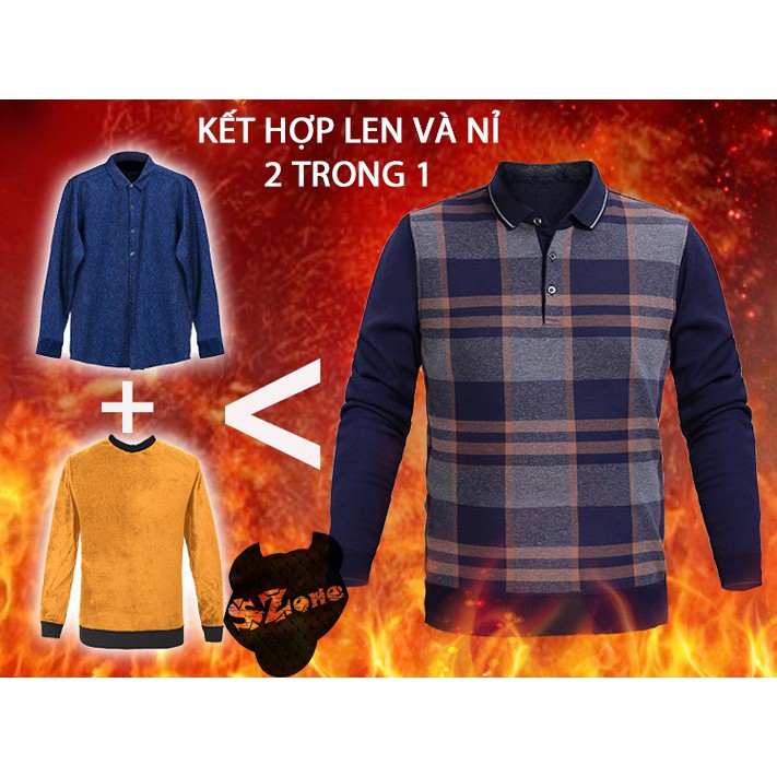 ÁO LEN TRUNG NIÊN LÓT NỈ SANG TRỌNG SIÊU ẤM - SIÊU ĐẸP, ÁO NGƯỜI GIÀ