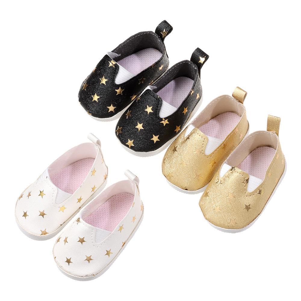 Set 2 Giày Búp Bê Xinh Xắn 6.5cm 16 Inch