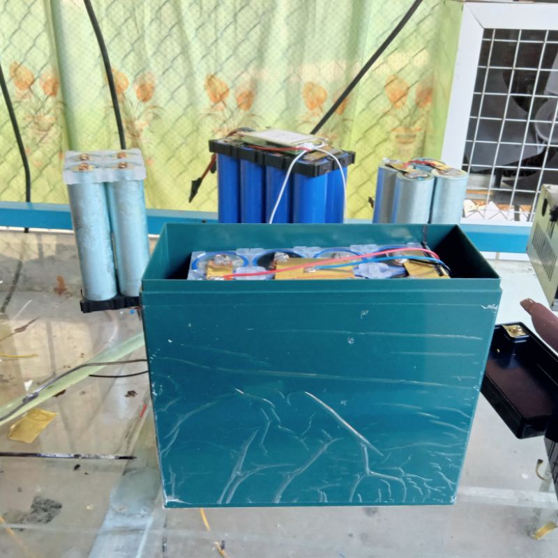 Bình pin lithium 12.8v 30ah bms phiên bản tản nhiệt nhôm 150a