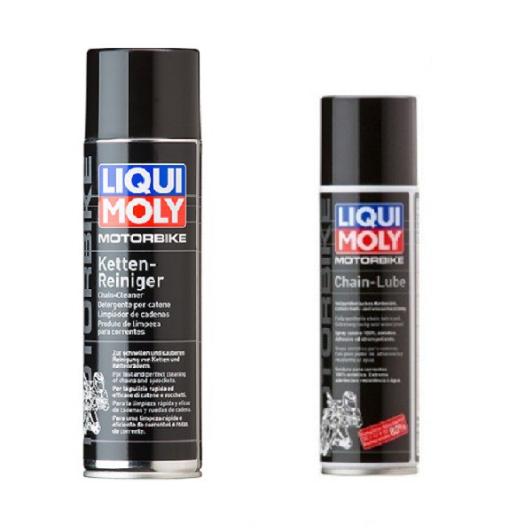 Combo Liqui Moly Motor Bike Chain Cleaner &amp; Lube 250ml