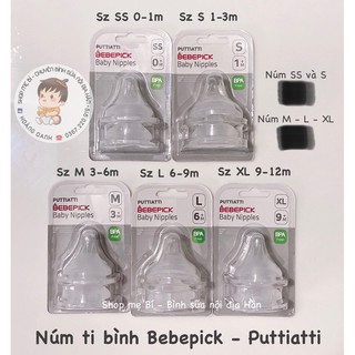 Bình sữa Bebepick 150ml - 250ml núm ti tự chọn