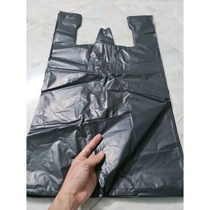 1kg Túi nilon đen gói hàng Túi bóng đen đựng rác  loại 10kg