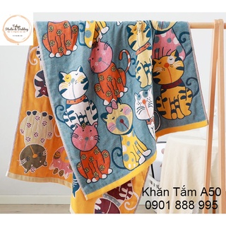 TH Khăn tắm xô Cotton Sợi Tre Organic siêu mềm (Size: 140*75cm)