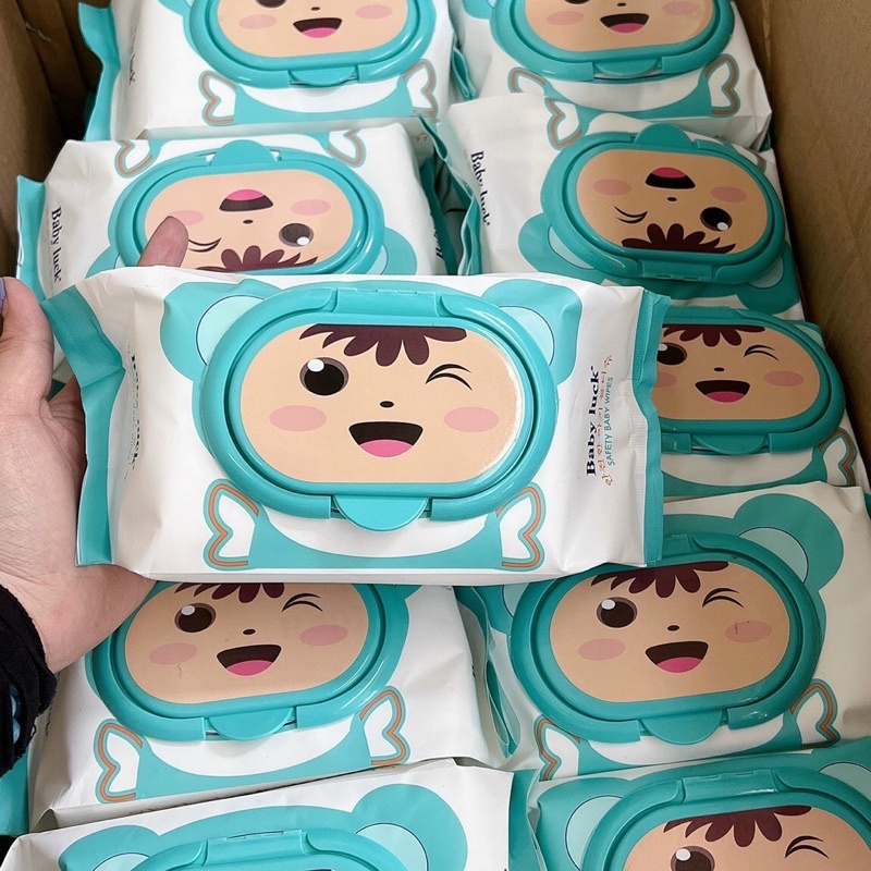 Khăn giấy Baby Luck : 390k thùng