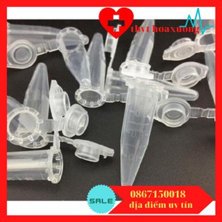 [Hàng Chính Ngạch] Ống Ly Tâm 1.5ml, Ống Eppendorf 1,5ml 1 Túi 500 Cái