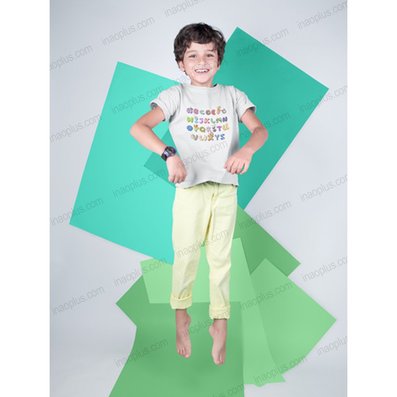 thời trang bé gái-Áo thun cho bé trai-mẫu áo thun cho trẻ em-in áo phông cho bé-in hình bảng chữ cái giá rẻ