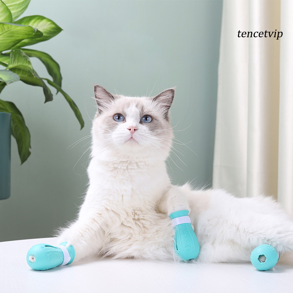 Bộ 4 vỏ bọc chân mèo chống trầy đa năng tiện dụng
