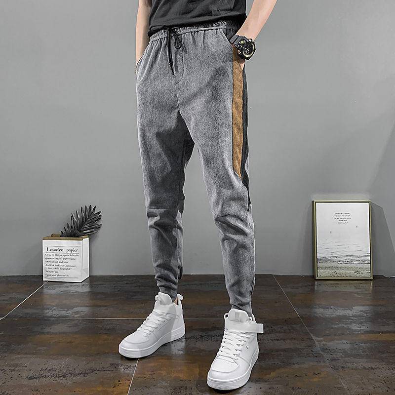 Quần Legging Nhung Dày Dáng Ôm Vừa Vặn Dễ Phối Đồ Cho Nam