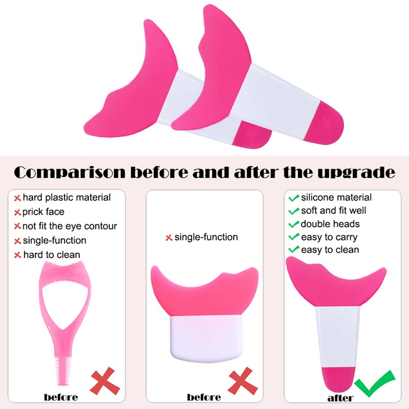 Set 2 Miếng Chắn Hỗ Trợ Gắn Mi Giả Tiện Lợi