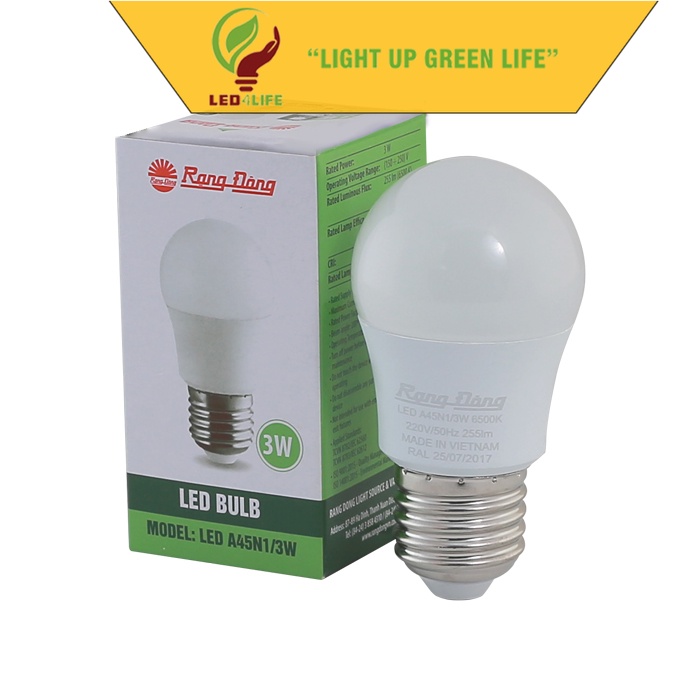 Bóng đèn LED Bulb Rạng Đông- 3/5/7/9W