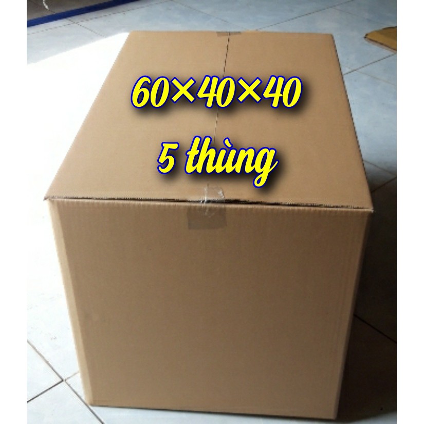 1 thùng 60x40x40 5 lớp cứng
