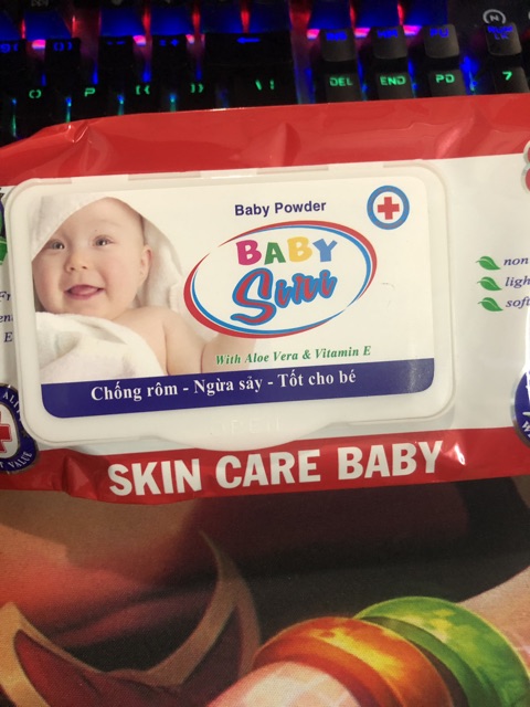 Khăn ướt bayby lavie và siri 60 tờ giá sĩ