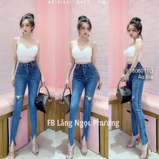 Áo bra cúp ngực 2 dây đính đá!