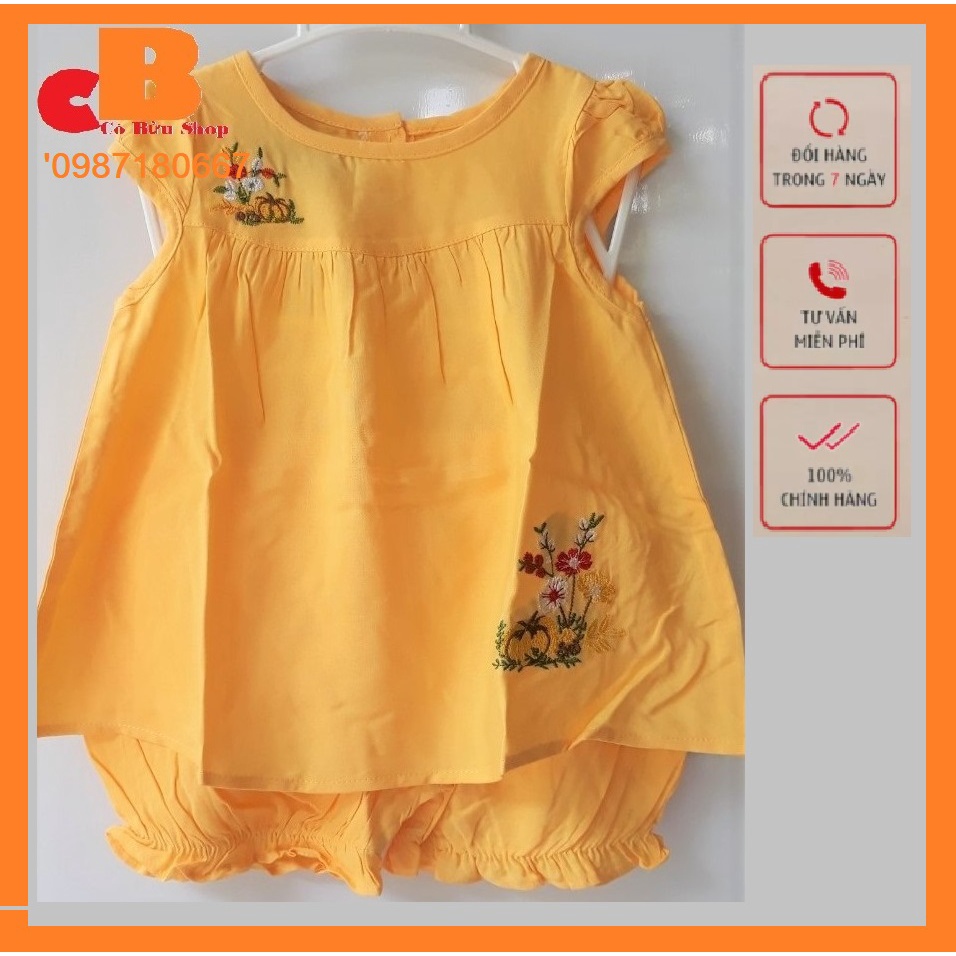 Bộ tole Bảo Ngọc quần đùi áo tay cánh tiên cho bé từ 5 đến 15kg. Chất liệu lanh mềm mại từ cty dệt may việt Thắng