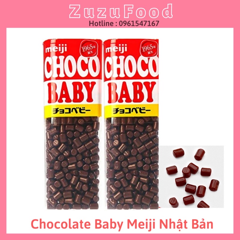 [FREE SHIP] Socola Meiji Choco Baby Nhật Bản