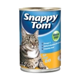 [Combo 5 lon] Pate Snappy Tom cho mèo – Lon 400gr