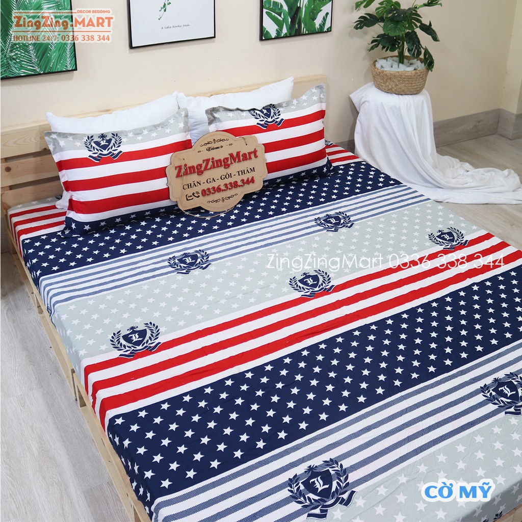 [Bán sỉ] Set ga gối Poly M6/M8 mẫu Quả Bơ (ghi chú tên mẫu khi đặt đơn)