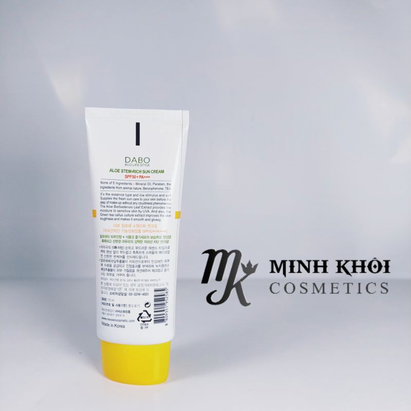 Kem Chống Nắng DABO ALOE STEM RICH