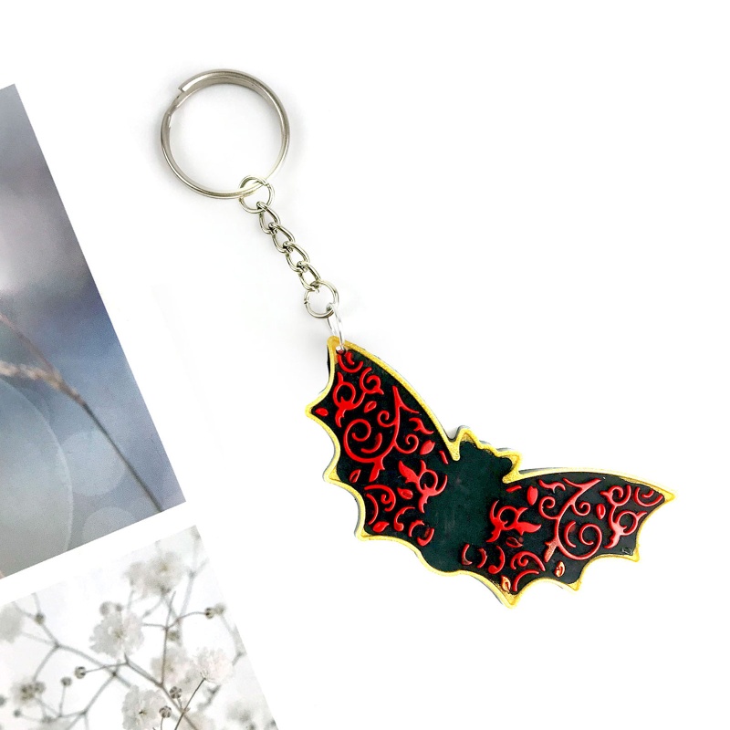 Khuôn Silicone Làm Móc Khóa Nhựa Resin Hình Dơi Sáng Tạo