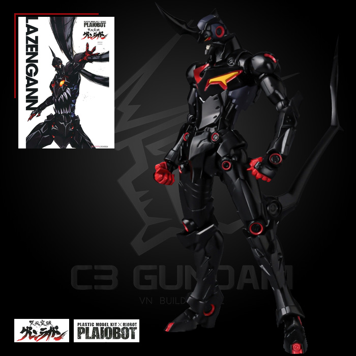 MÔ HÌNH LẮP RÁP SENTINEL TOY x PLAIOBOT x TENGEN TOPPA GURREN LAGANN LAZENGANN GUNDAM GUNPLA