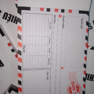 PHIẾU SHIP - PHIẾU GIAO HÀNG BÌ THƯ