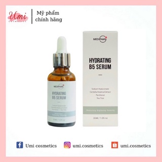 Mediphar hydrating b5 serum 30ml - phục hồi cấp nước, dưỡng sáng da