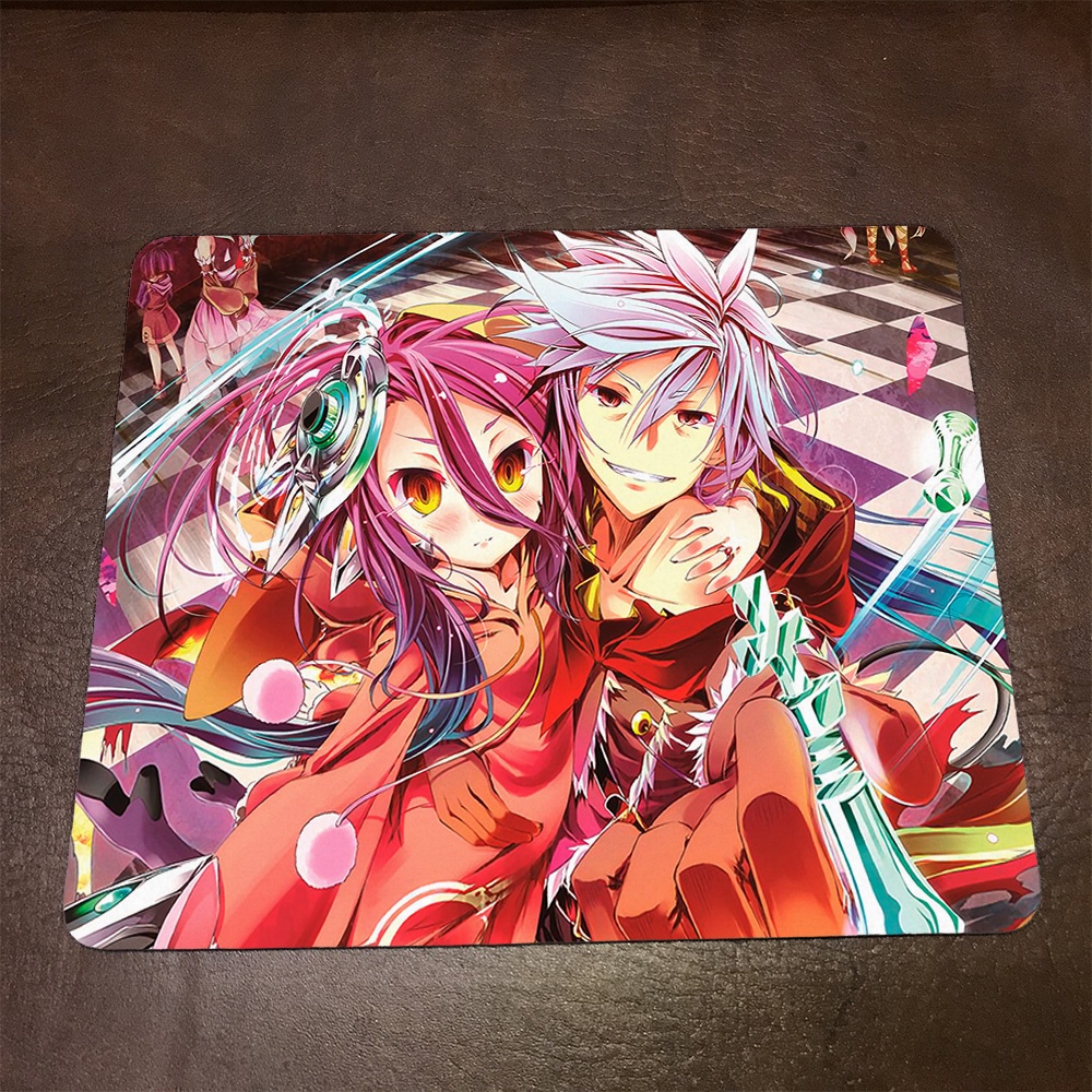 Lót chuột máy tính Anime No Game No Life Wallpapers 1 Mousepad cao su êm ái. Nhận in theo yêu cầu