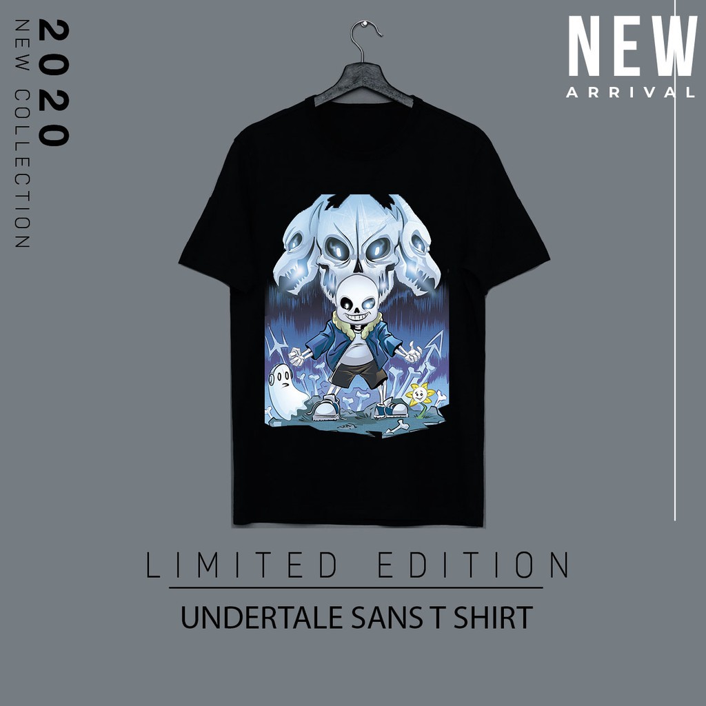 HOT- Áo Thun In Hình Game Undertale Sans Vải Cotton /shop ao game chất