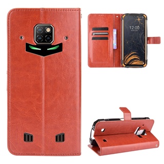 Ốp điện thoại da pu kiểu ví đế lật sang trọng cho dooge s88 plus / s88 pro
