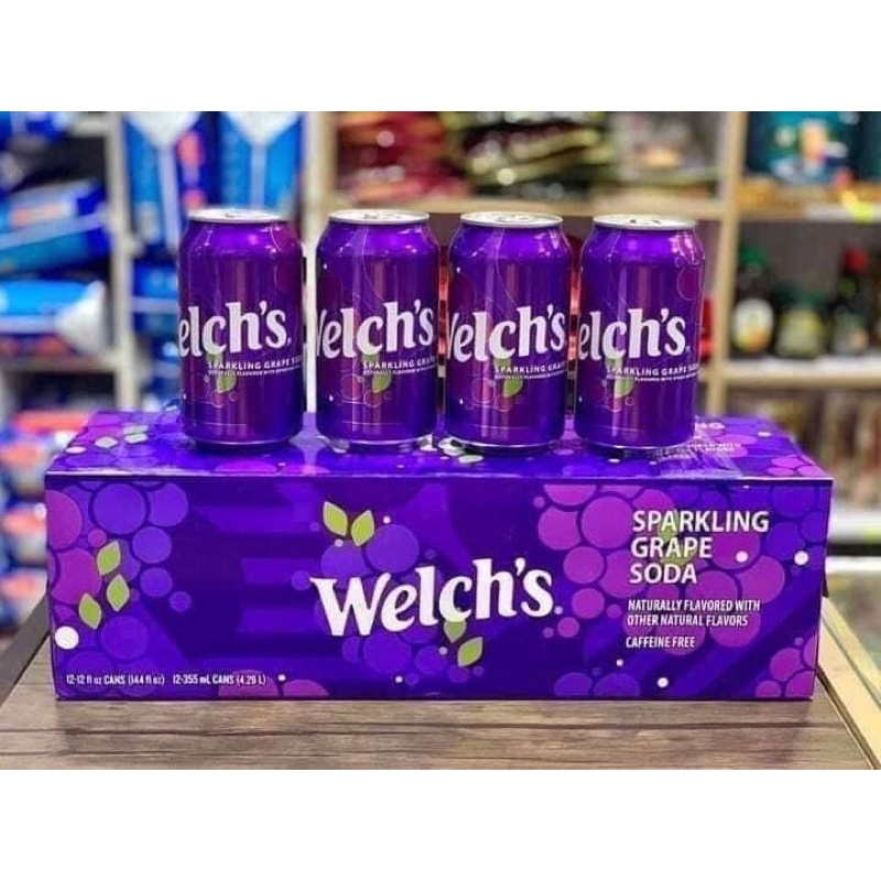 NƯỚC NGỌT NHO , DỨA SODA WELCH’S NHẬP KHẨU USA