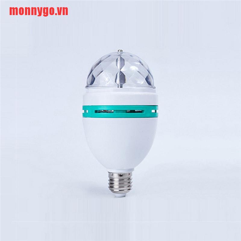 Bóng Đèn Led Xoay Nhiều Màu 3w E27