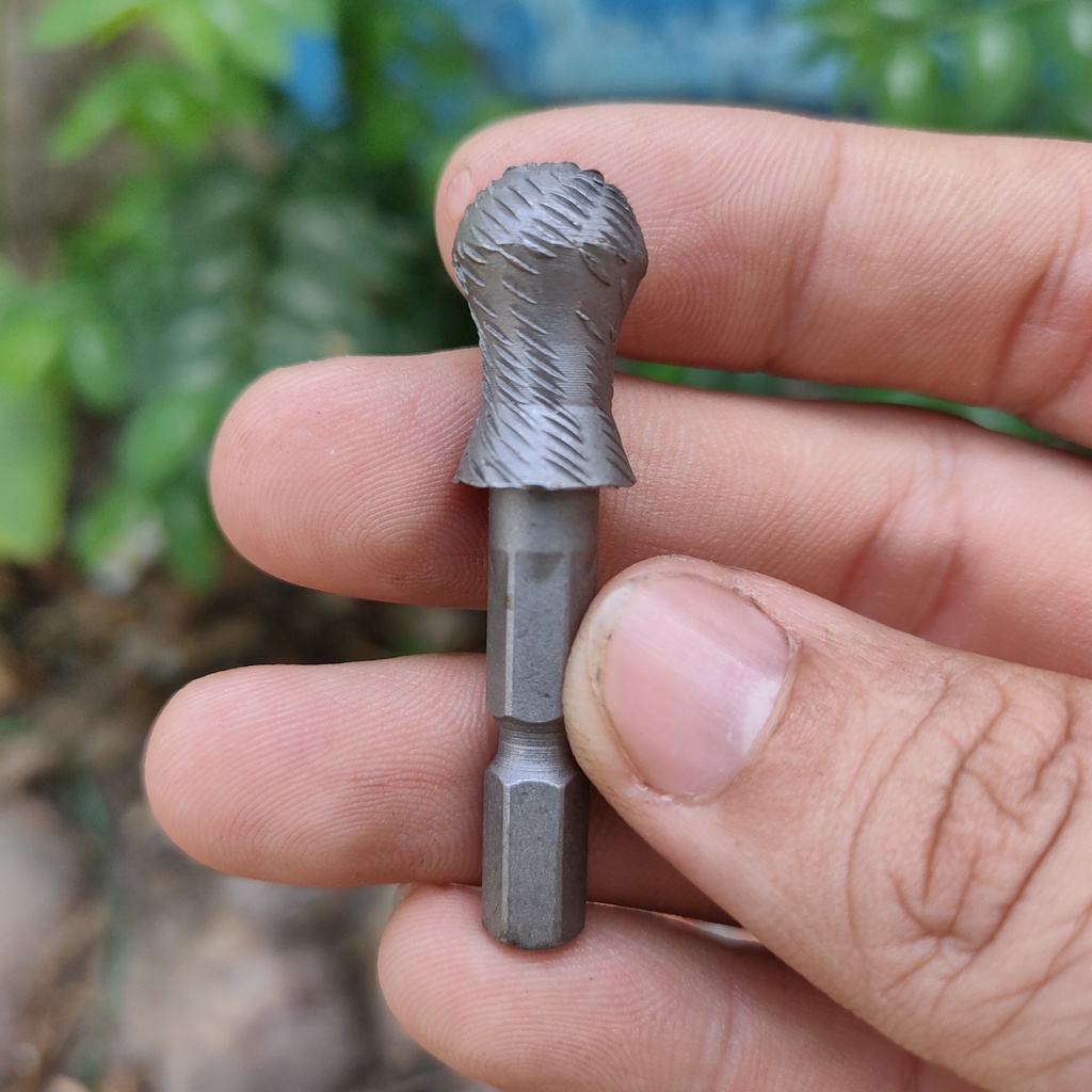 Bộ Mũi Mài Điêu Khắc Gỗ Lũa Chuôi Lục Giác 6.35mm Dùng Cho Máy Bắn Vít, Máy Vặn Vít Máy Khoan