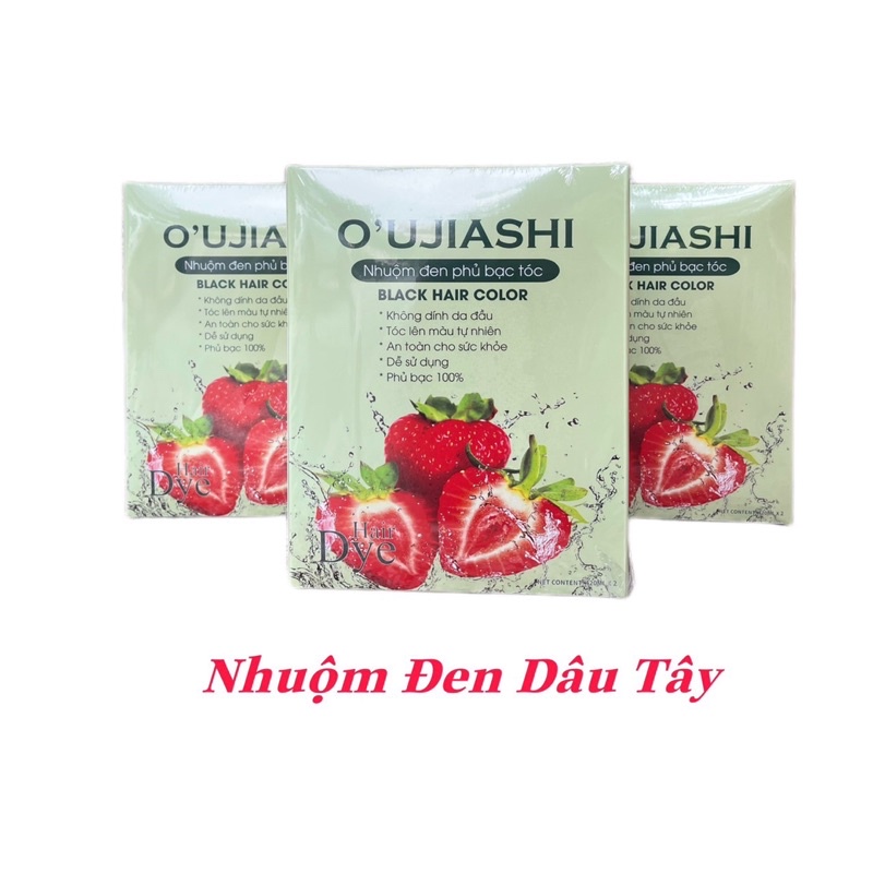 Nhuộm đen phủ bạc dâu tây O'ujiashi