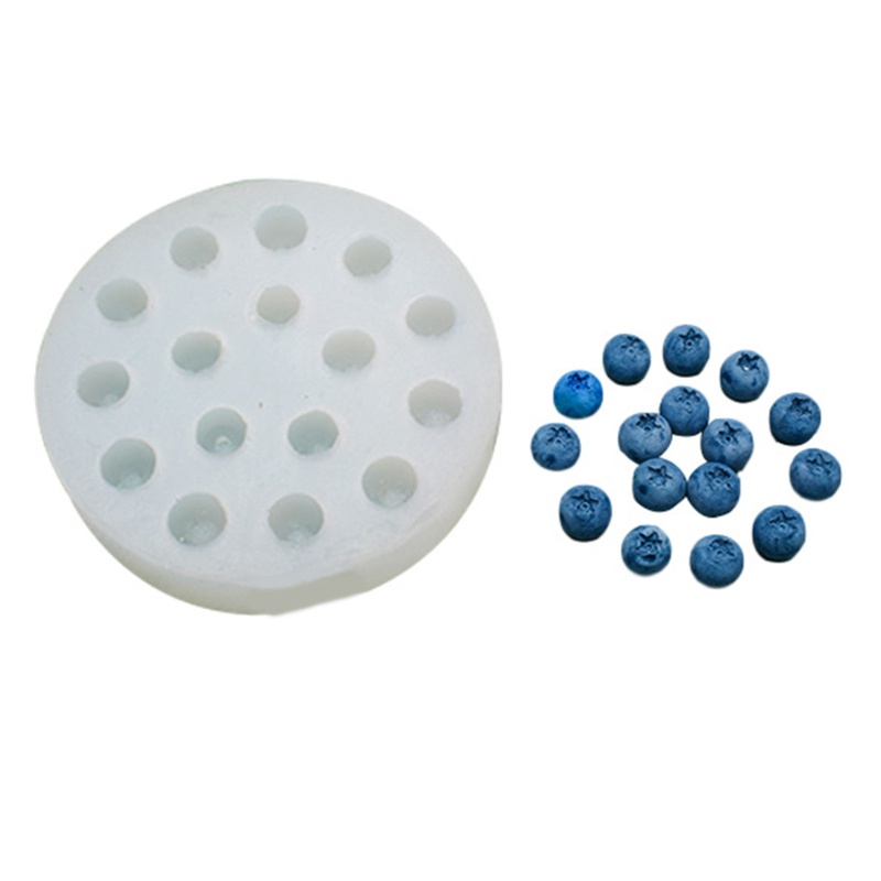 Khuôn silicone tạo hình việt quất 3D làm bánh DIY