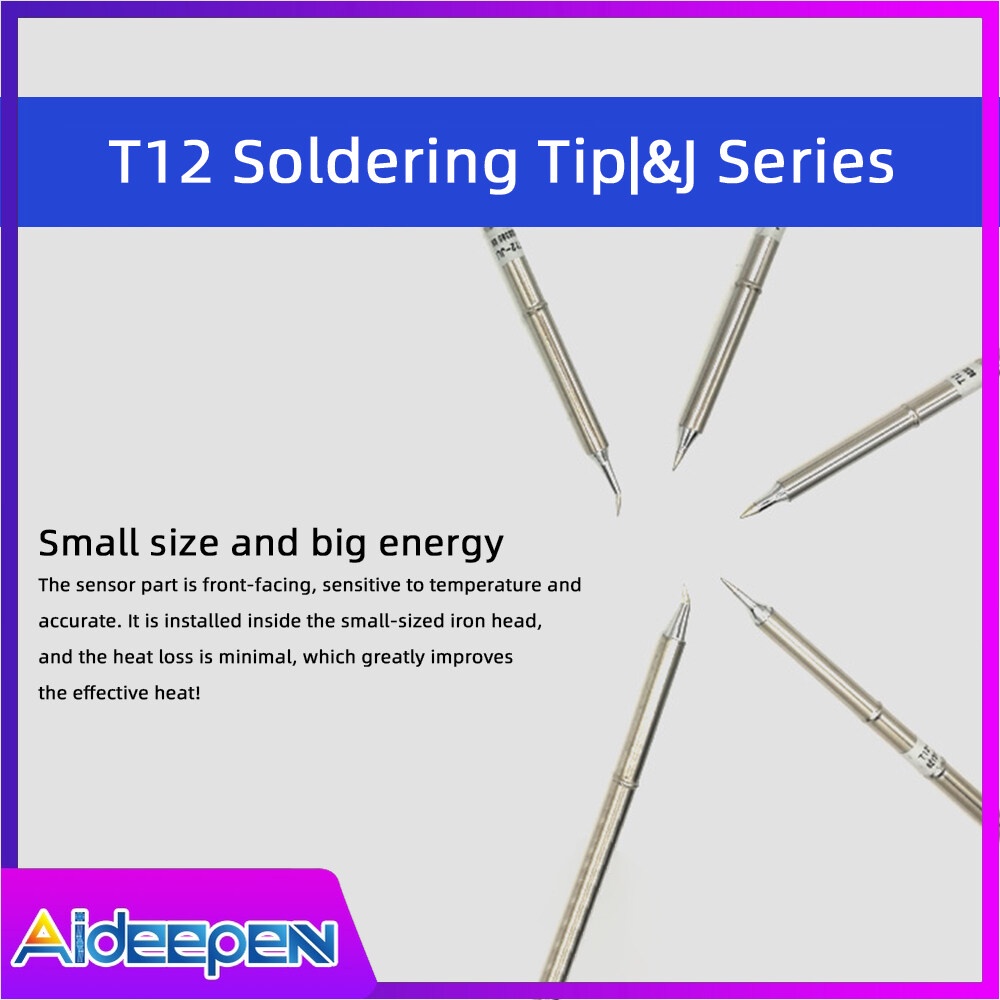 AIDEEPEN Mũi Hàn Sắt T12-ILS / T12-I / T12-IL T12 Chuyên Dụng