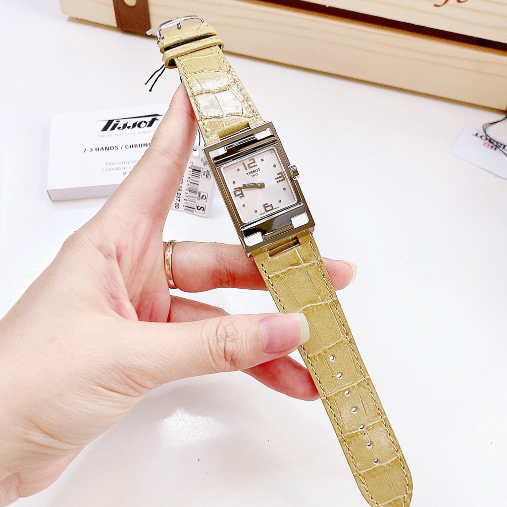 Đồng hồ nữ dây da Tissot My T Beige T032.309.16.037.00